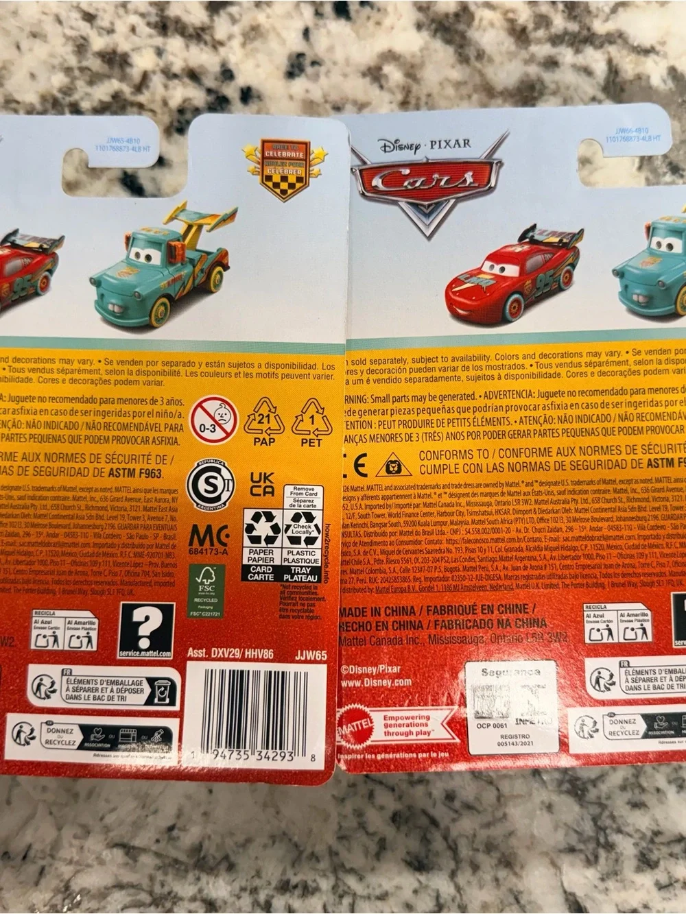 Disney red celebrating
